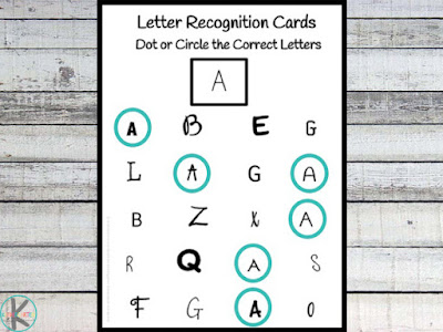 Letter Recognition Cards