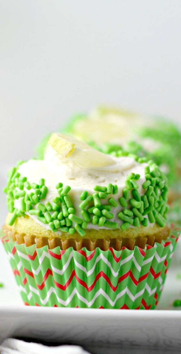Margarita Cupcakes | Renee's Kitchen Adventures: Pimped up boozy cupcakes that taste like your favorite drink! 
