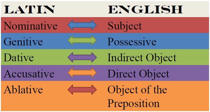 Latin Cases And Declensions 28