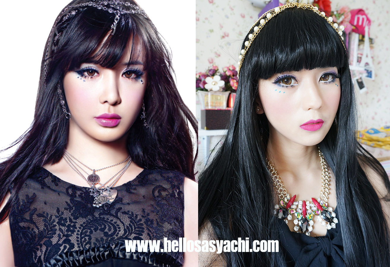 Sasyachi Beauty Diary 2NE1 PARK BOM MAKEUP TUTORIAL FOR SILKYGIRL