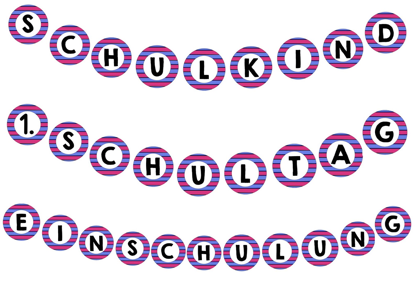 Grundschultante Wimpel Schulanfang