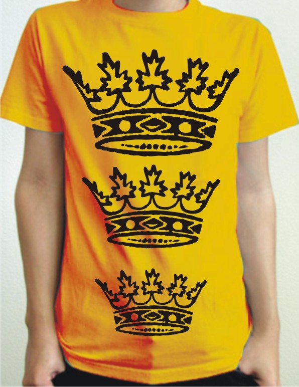 Desain Baju Kaos: Desain Baju Kaos gambar Vektor 3