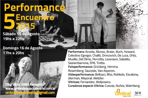 V Encuentro Performance - Umbral - Espacio de arte