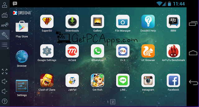 android emulator download pc windows xp