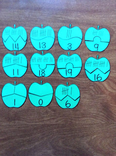 Apple Tally Marks Counting Puzzles