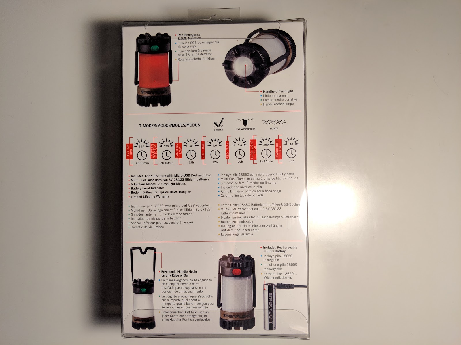 Streamlight Siege X USB Ultra-Compact Multi-Fuel Hand Lantern/F