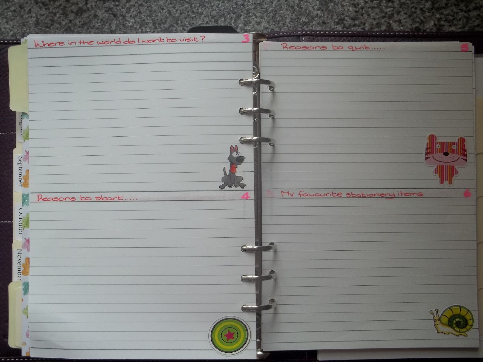 It's My Life!: 30 Days of Lists Filofax