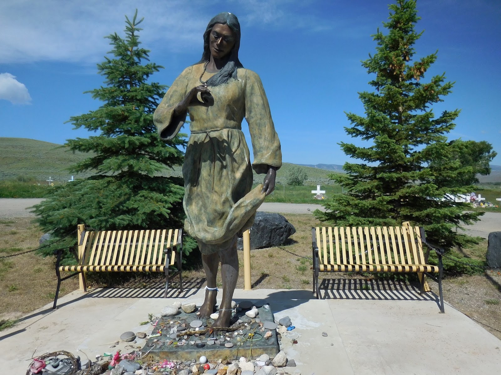 Living Our Dream Sacajawea, Chief Washakie's Graves and Wyoming