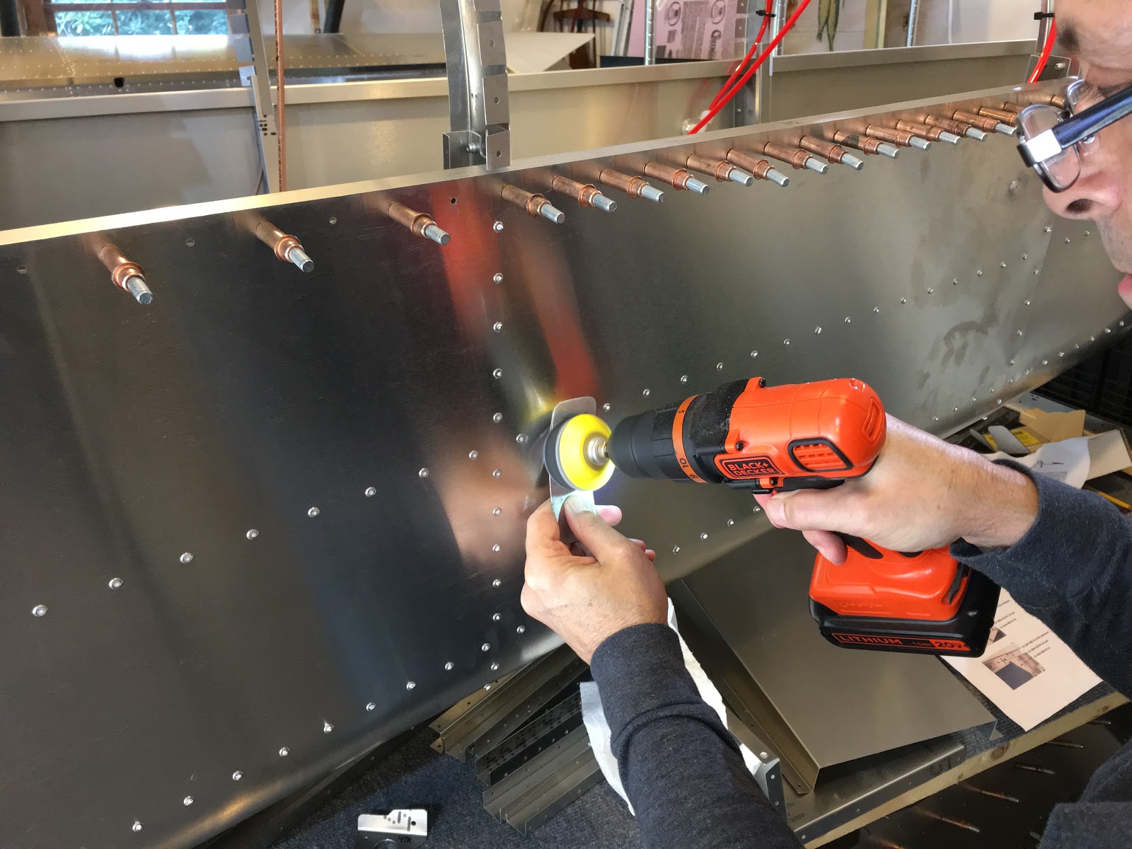 Craig's Sling 4 Build Log Simple Method For Filling Blind Rivet Heads