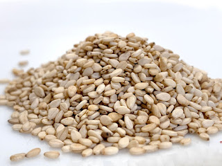 White Sesame Seed, whole seed, unhulled seed, spice