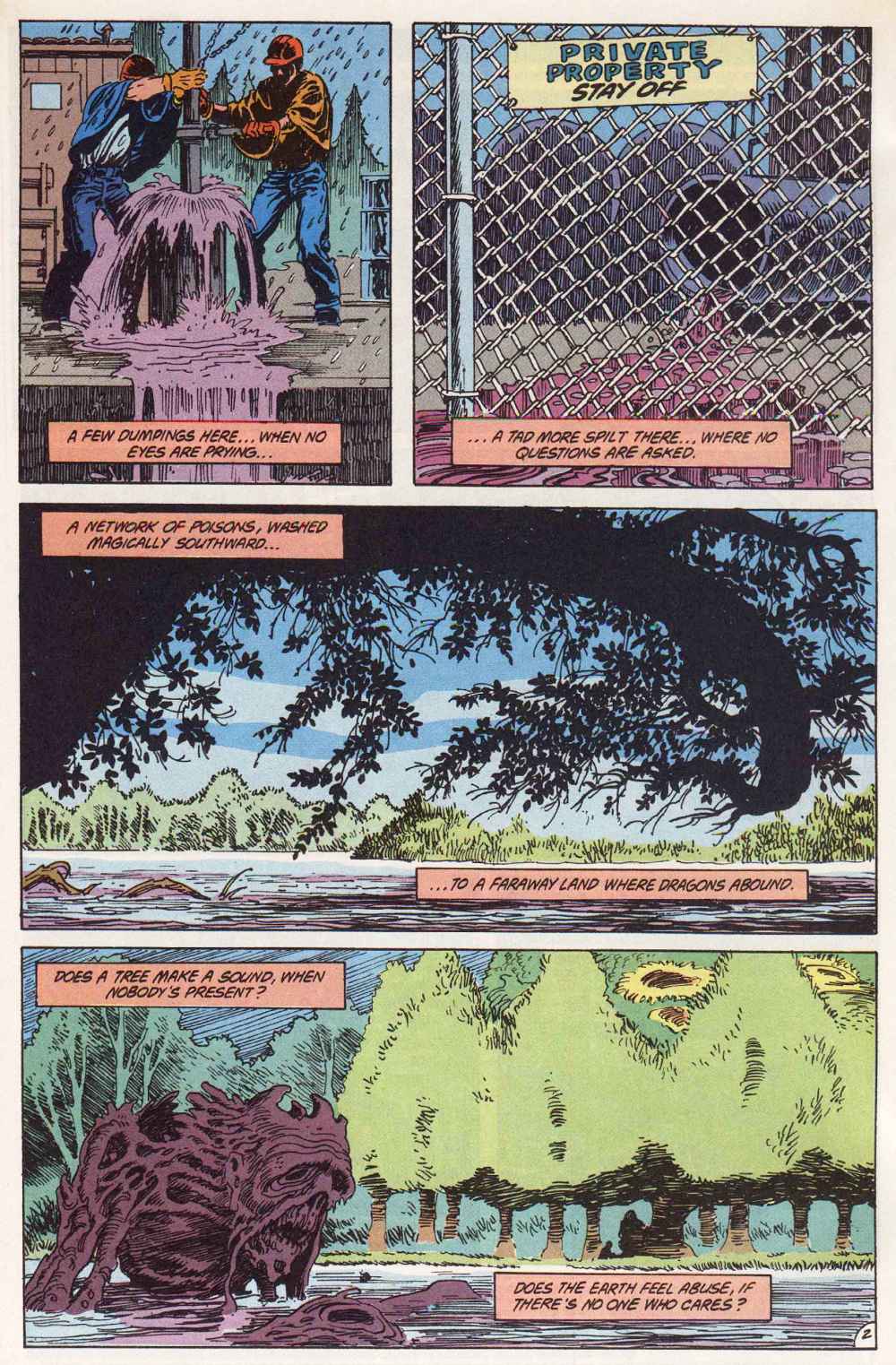 Read online Swamp Thing (1982) comic -  Issue #95 - 3
