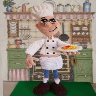 PATRON GRATIS COCINERO AMIGURUMI 29970