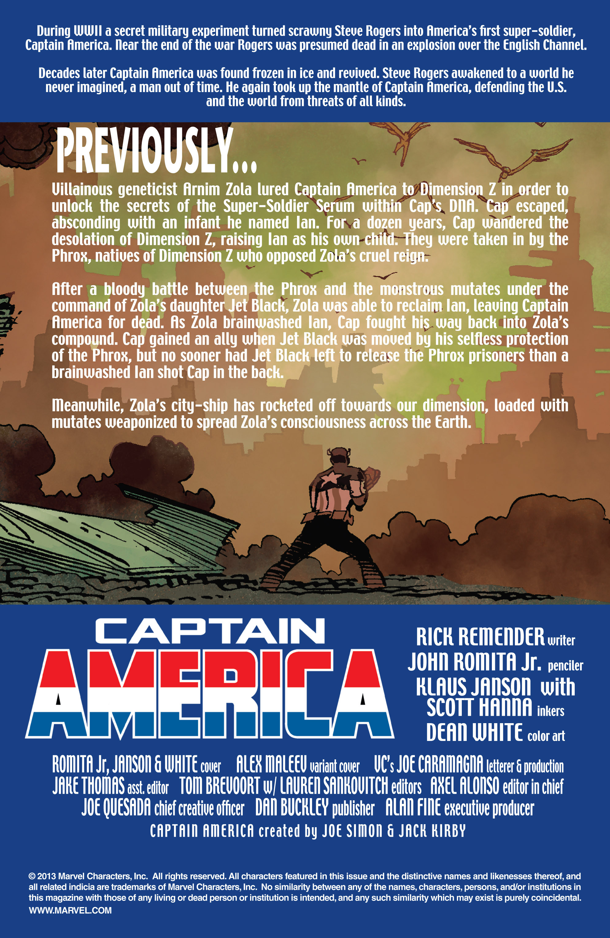 Read online Captain America (2013) comic -  Issue #8 - 2