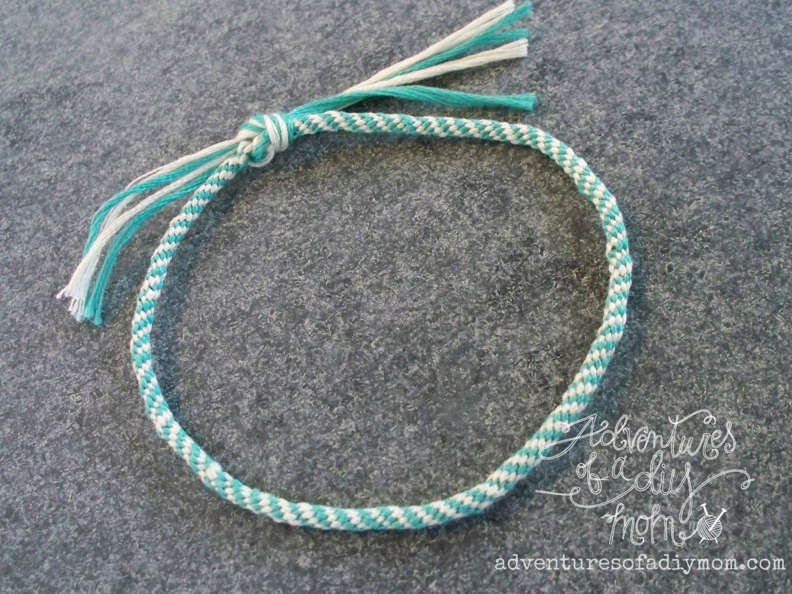 How to make a Kumihimo Braided Bracelet (or Anklet) - Adventures of a DIY  Mom