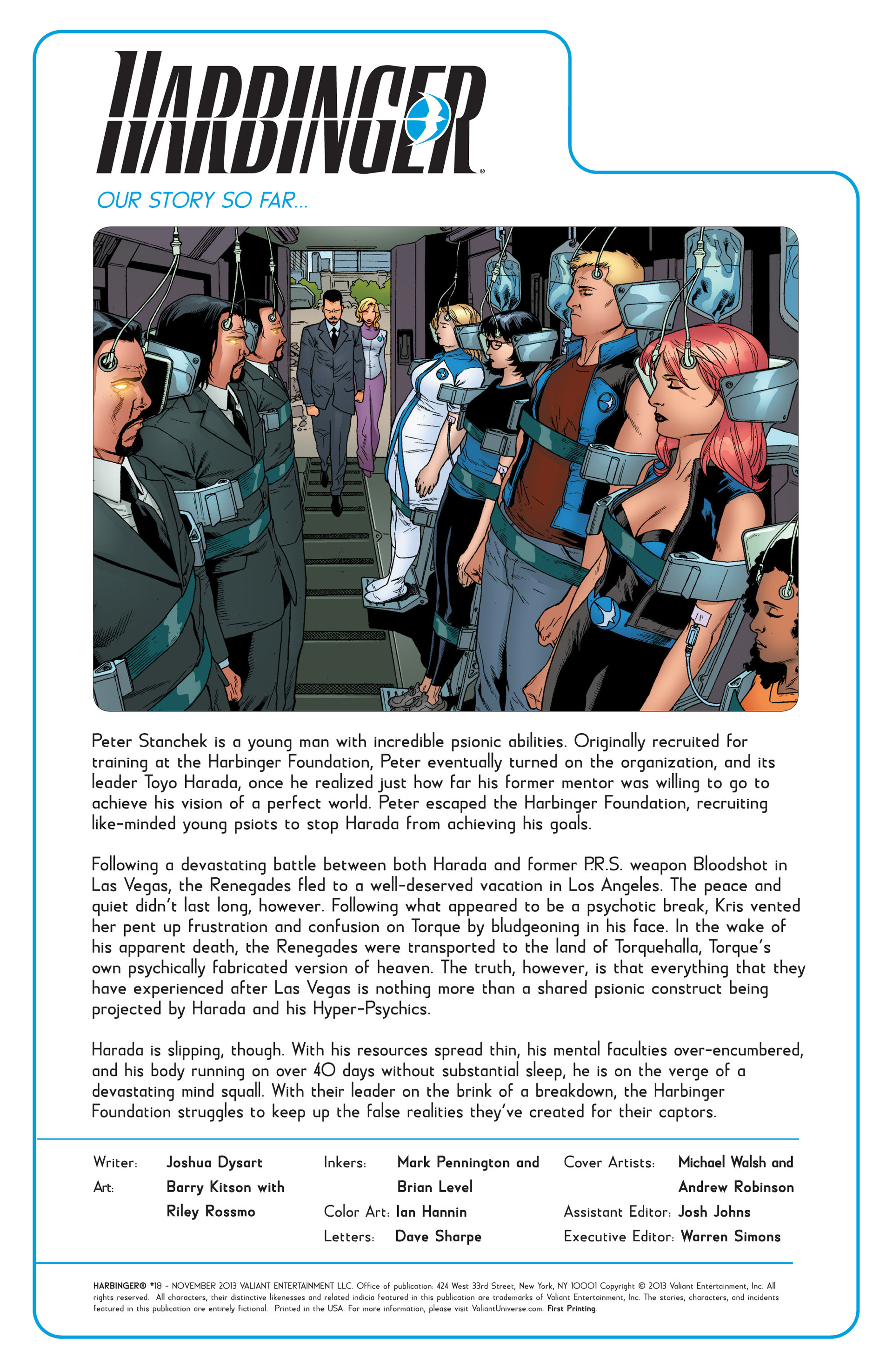 Read online Harbinger (2012) comic -  Issue #18 - 2