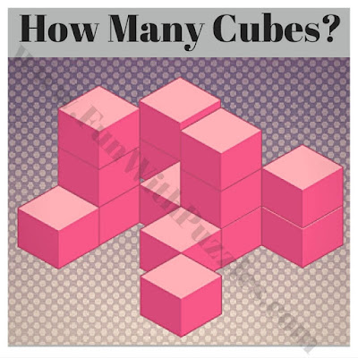 Spatial puzzle to count number of cubes in given figure Spatial puzzle to count number of cubes in given figure