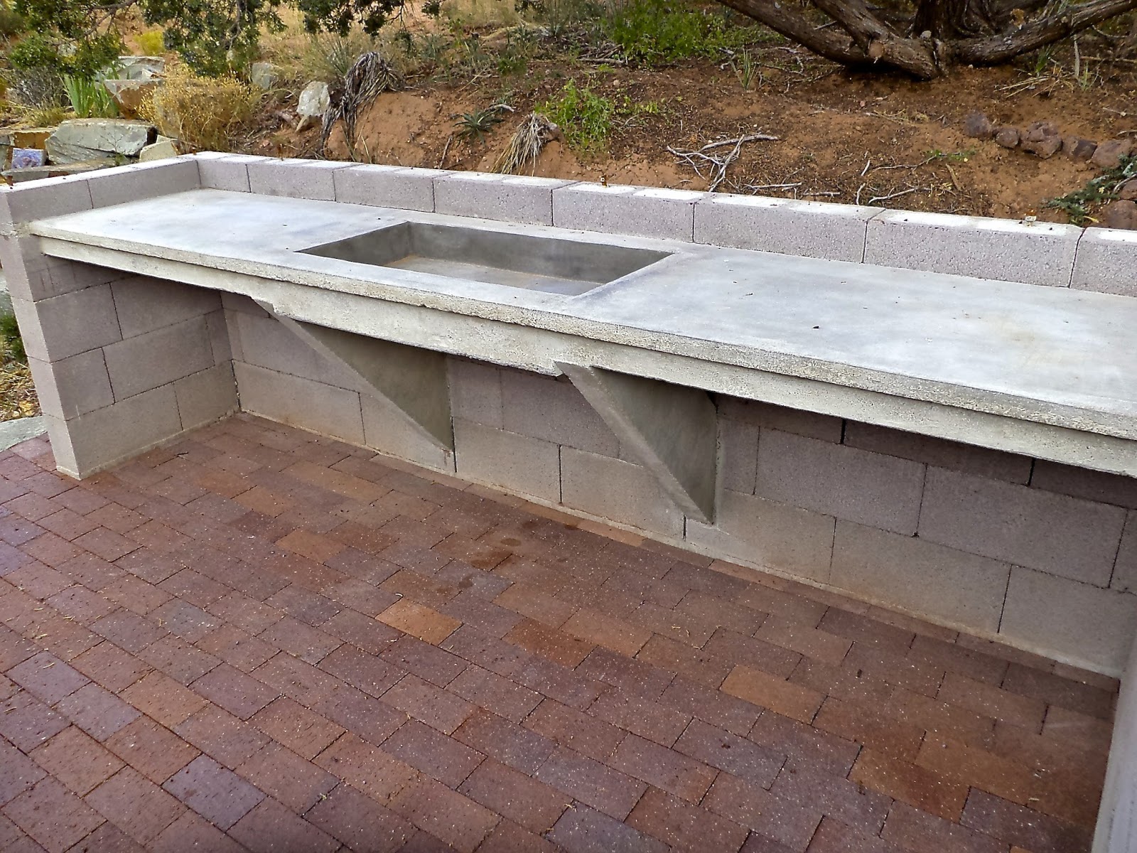 Alt. Build Blog: Building An Outdoor Kitchen: #1 Concrete Sink And