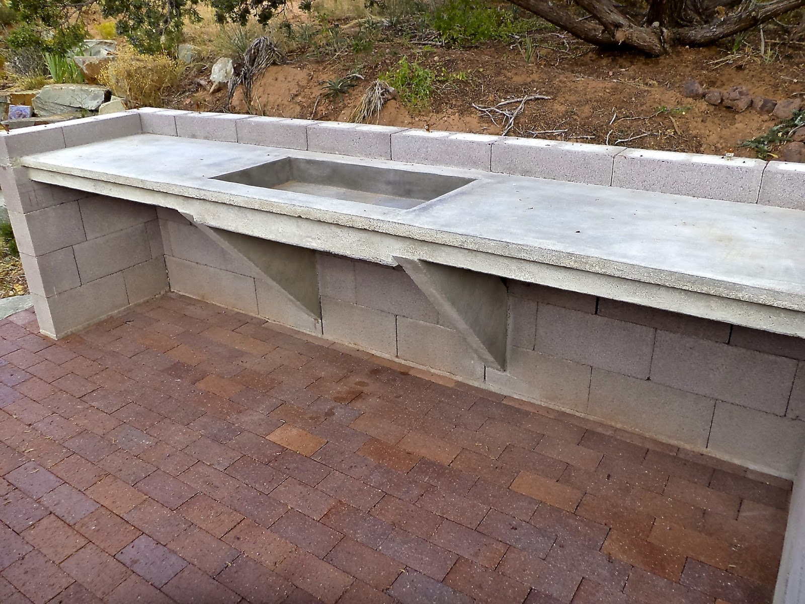 Alt. Build Blog Building An Outdoor Kitchen 1 Concrete Sink And