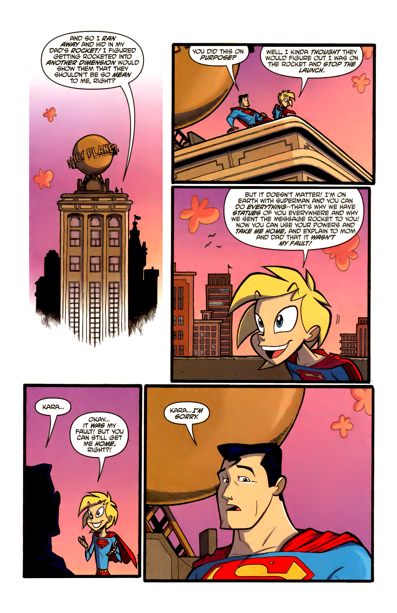 Read online Supergirl: Cosmic Adventures in the 8th Grade comic -  Issue #1 - 9