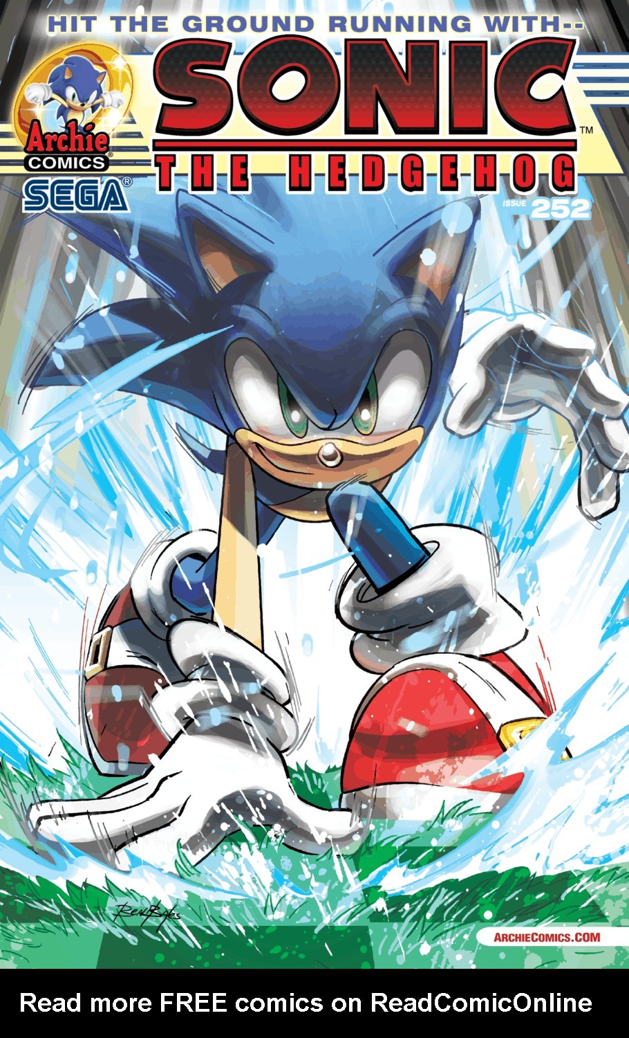 Read online Sonic The Hedgehog comic -  Issue #252 - 1