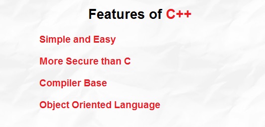 Features Of C