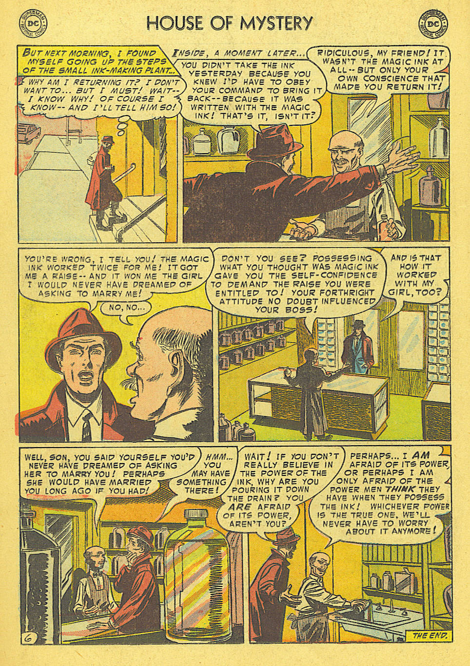 Read online House of Mystery (1951) comic -  Issue #42 - 16
