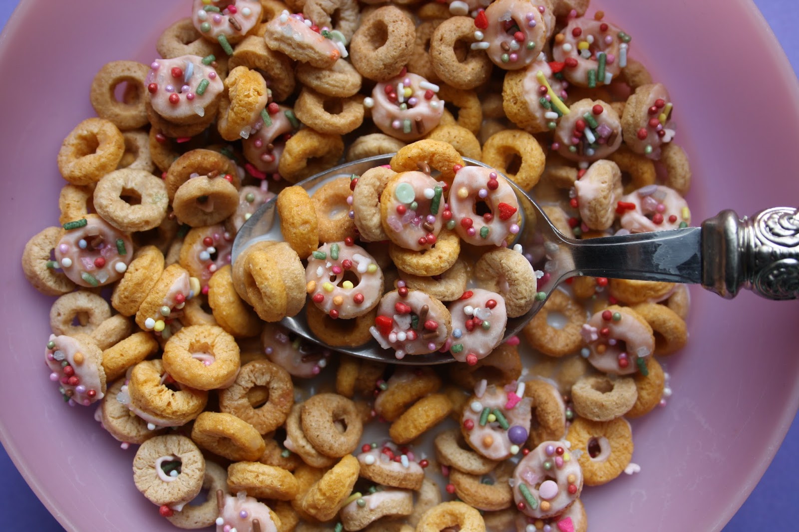 Floral Frosting Donut Cereal