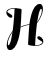 H Lettre H