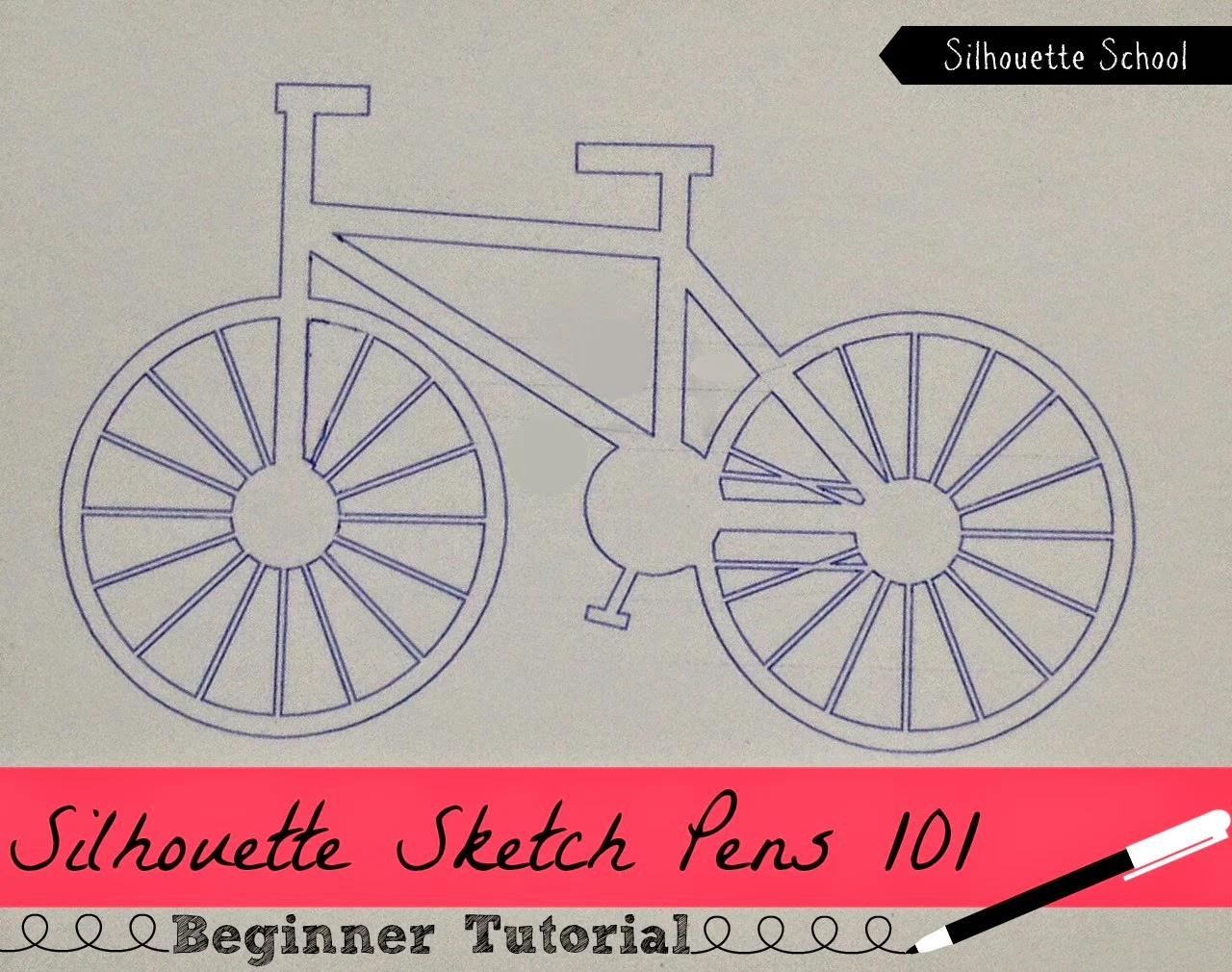 SILHOUETTE SKETCH PENS TUTORIAL FOR BEGINNERS