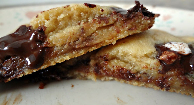 Browned Butter Dark Chocolate and Marshmallow Cookies Browned Butter Dark Chocolate and Marshmallow Cookies