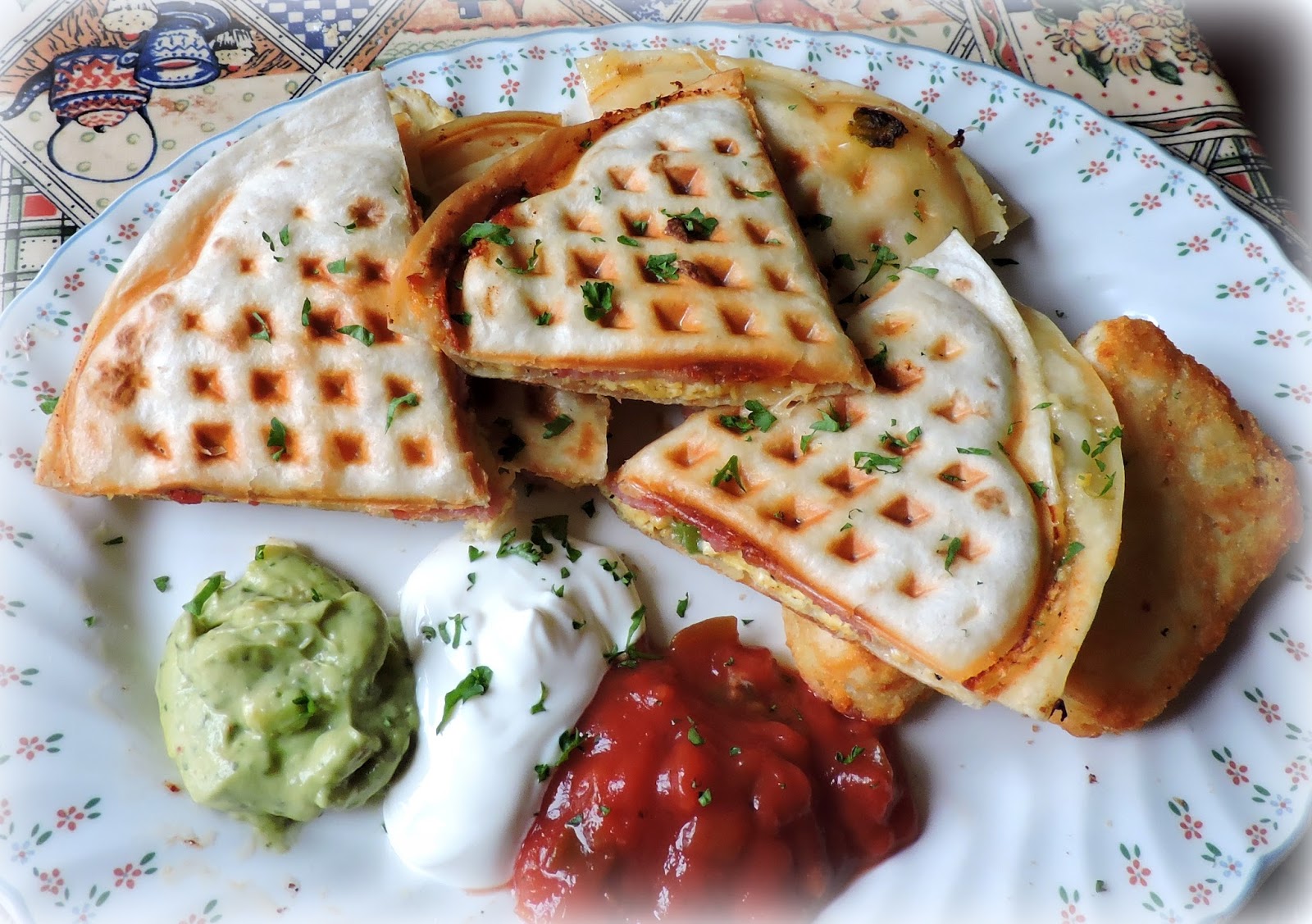Breakfast Waffle Quesadillas The English Kitchen