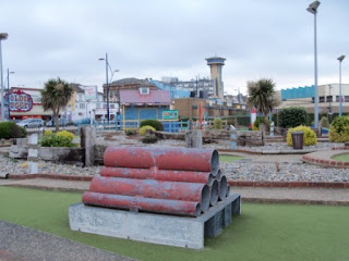 Arnold Palmer Putting Crazy Golf course in Great Yarmouth, Norfolk