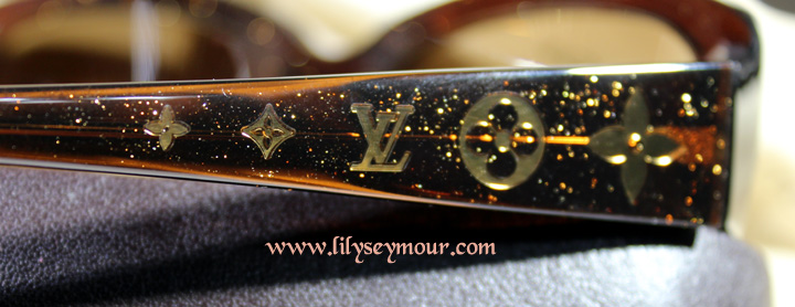 Louis Vuitton Luxury Gold Spec Sunglasses