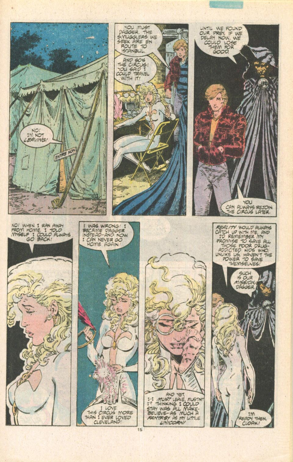 Read online Cloak and Dagger (1985) comic -  Issue #9 - 16