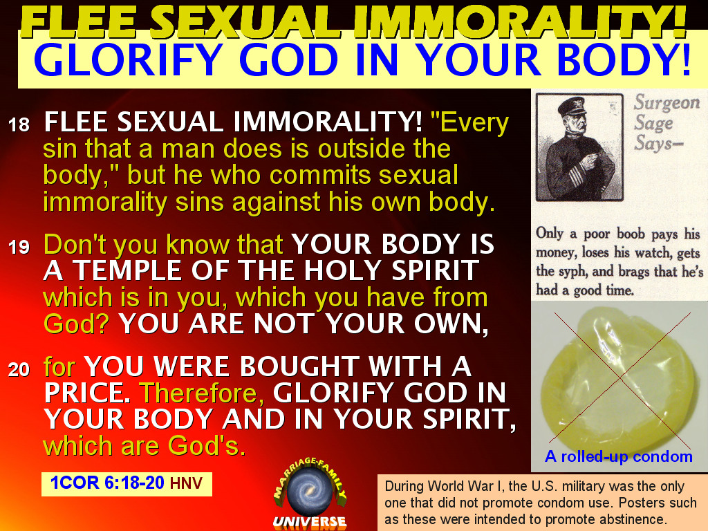 What Does The Bible Say About Sexual Immorality 109