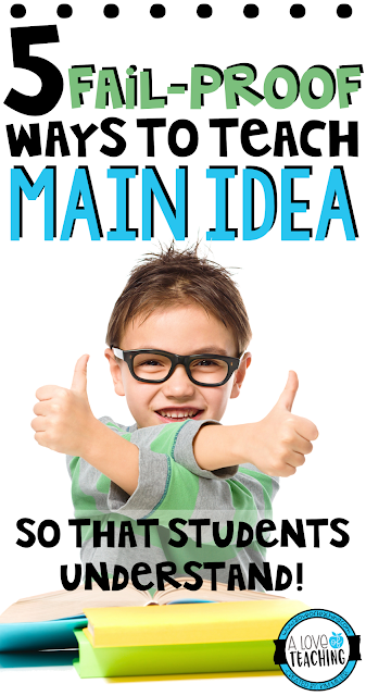 5 Fail-Proof Ways to Teach Main Idea So That Students Understand (with free resources for your classroom) 5 Fail-Proof Ways to Teach Main Idea So That Students Understand (with free resources for your classroom)