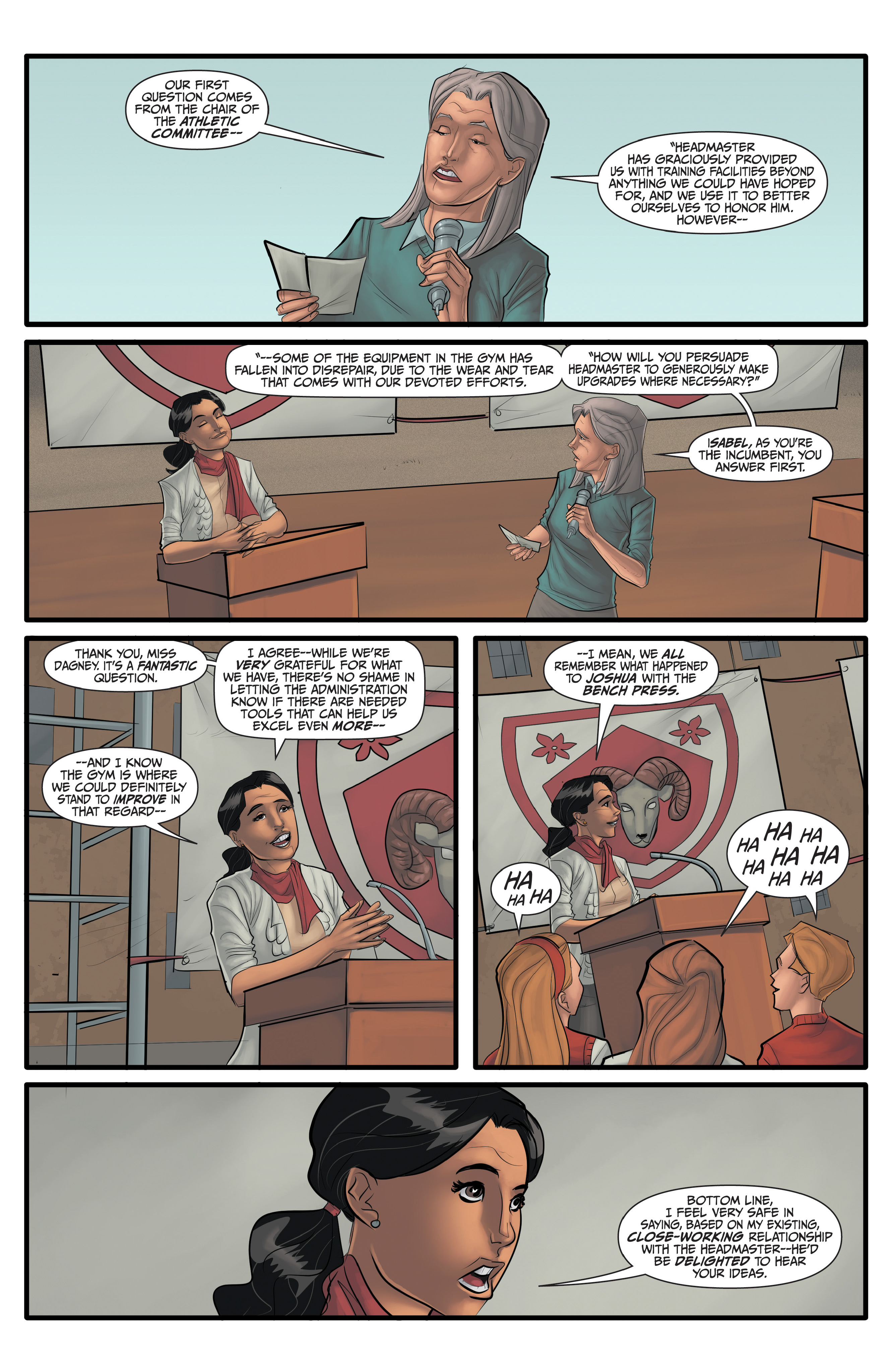 Read online Morning Glories comic -  Issue #48 - 13
