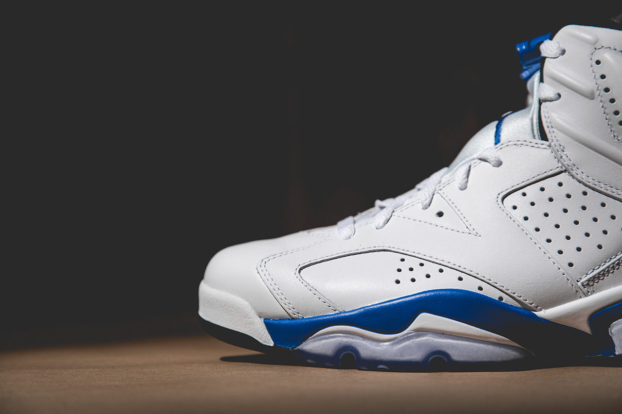 TODAYSHYPE: Air Jordan 6 Retro White/Sport Blue