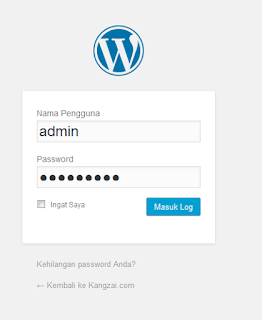 Proses instalasi wordpress keenam