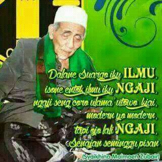 12 Kata Mutiara Hikmah Mbah Maimun Zubair