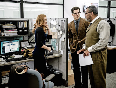 Amy Adams, Henry Cavill and Laurence Fishburne in Batman V Superman Dawn of Justice