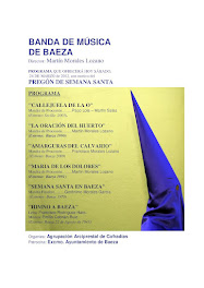 BANDA DE MÚSICA DE BAEZA - PROGRAMA