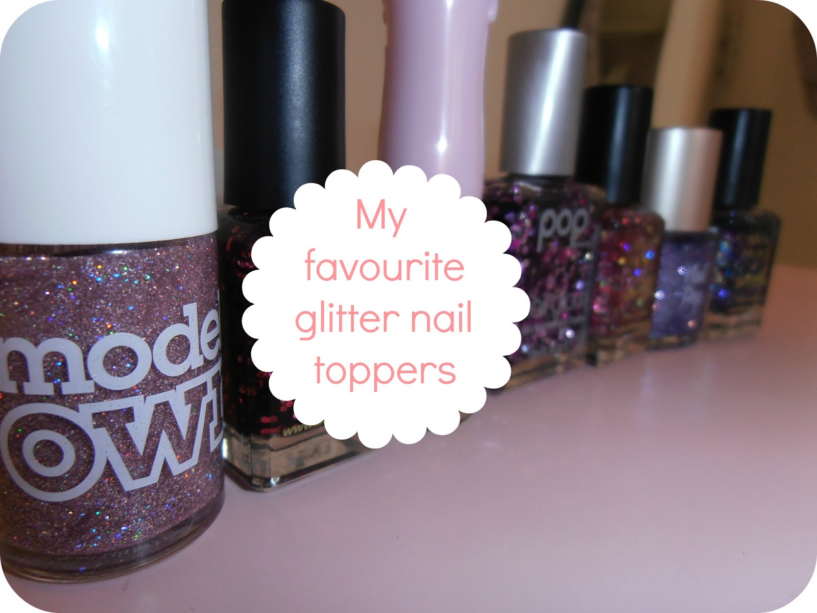 Shell Senseless: My favourite glitter nail toppers...