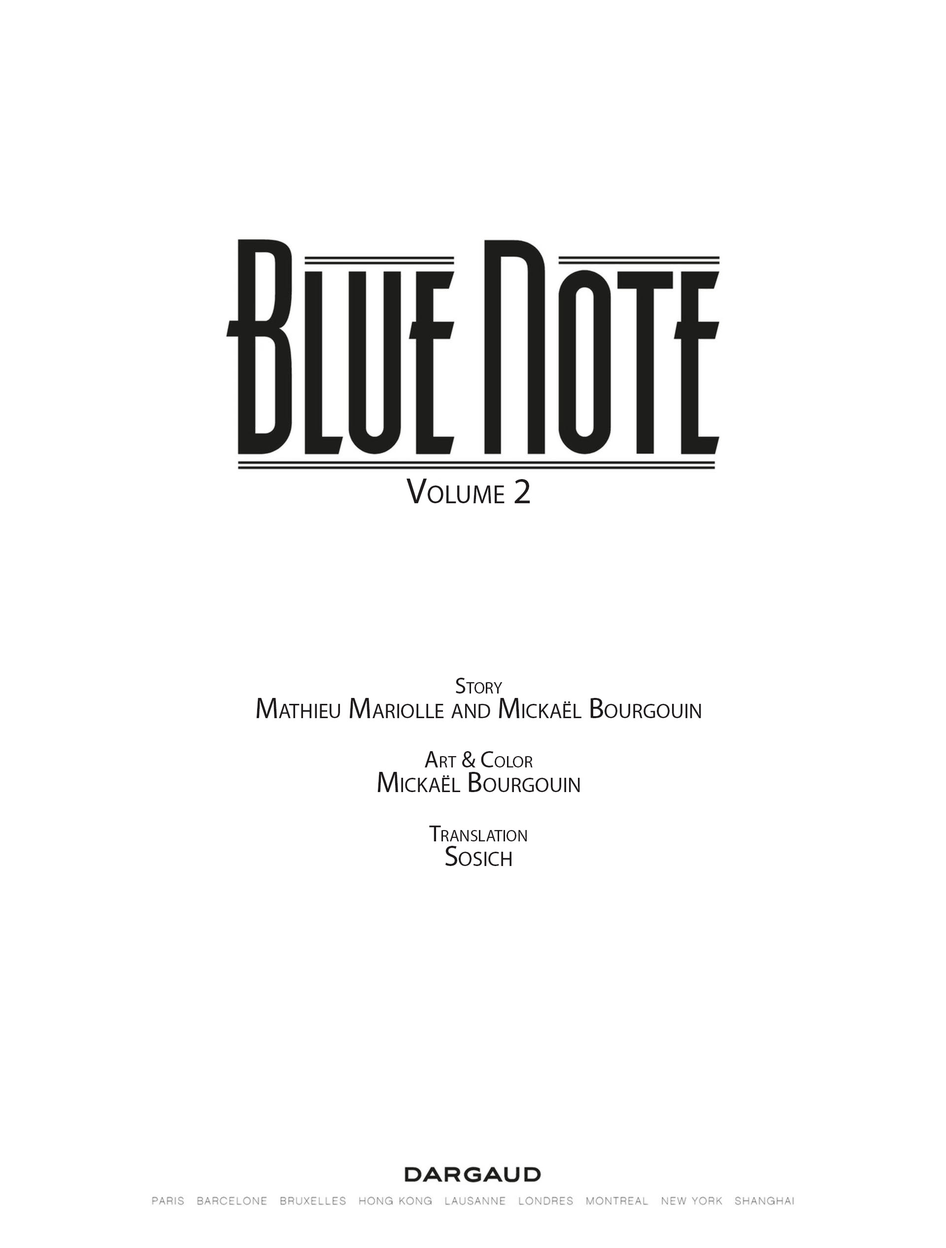 Read online Blue Note comic -  Issue #2 - 2