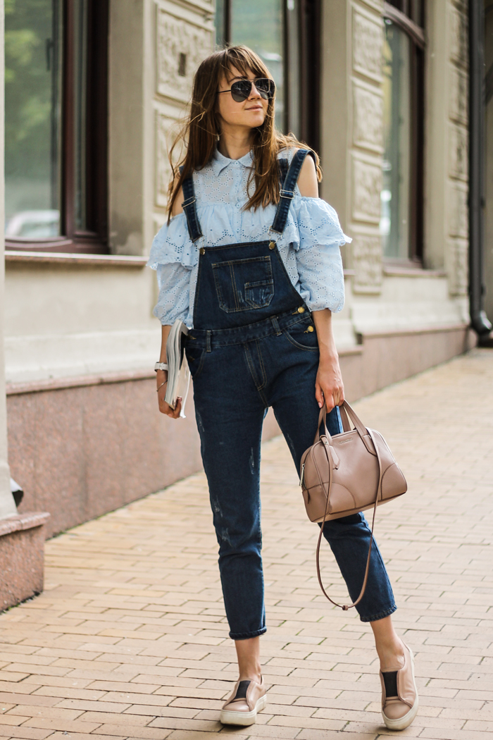 Mannequin Parade Open Shoulders and Denim