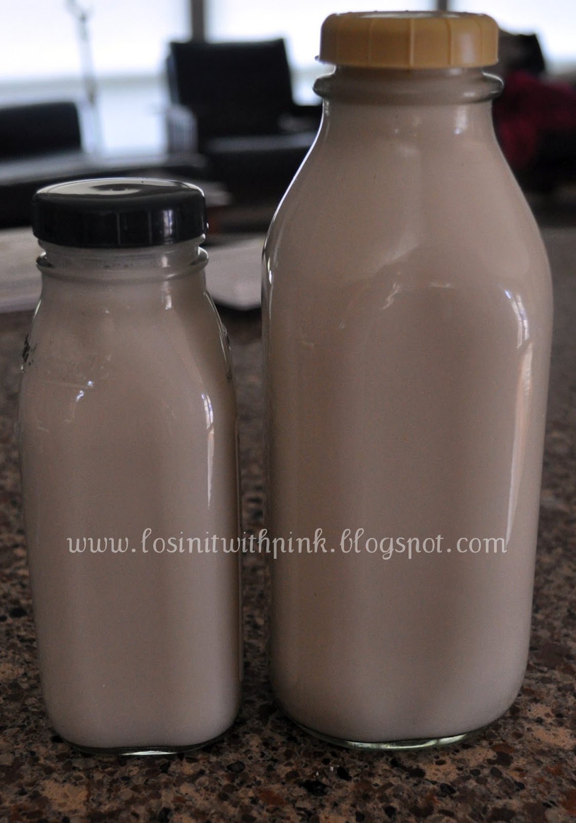 Losin' it with PINK Make your own Almond Milk