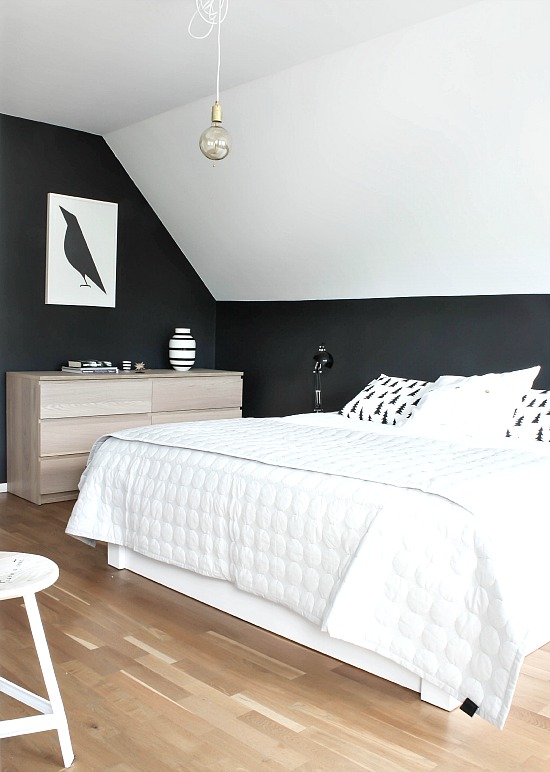 Un dormitorio EN BLANCO Y NEGRO con tocador! - Boho Deco Chic