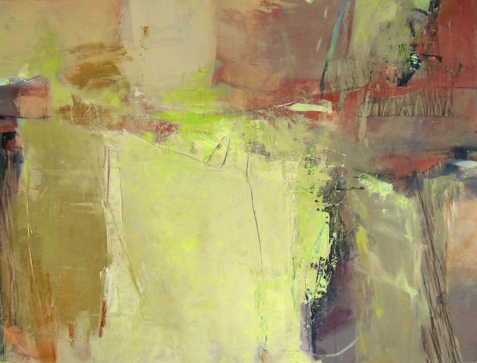 Mixed Media Artists International: Abstract Mixed Media Landscape