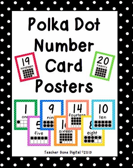 http://www.teacherspayteachers.com/Product/Polka-Dot-2-and-3-D-Shape-Posters-Flash-Cards-798004