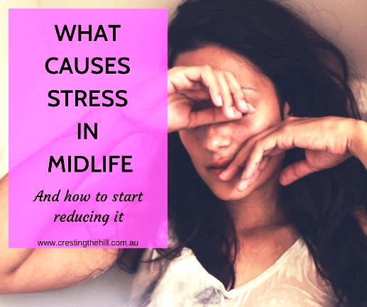 What causes stress in Midlife? Maybe it's trying to do or be something that is in conflict with our true self? #stress #midlife